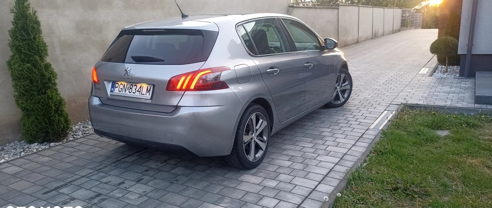 Peugeot 308 cena 41900 przebieg: 48000, rok produkcji 2017 z Gniezno małe 106